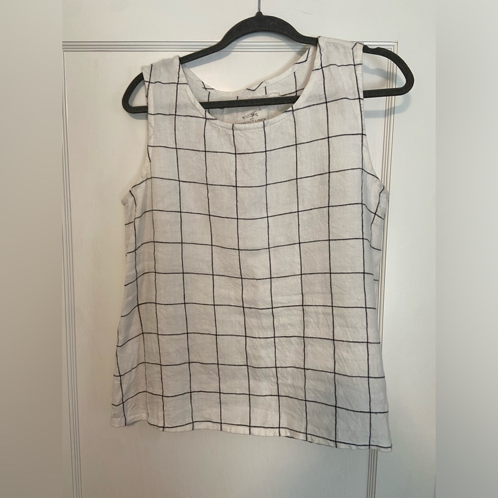 Not Perfect Linen Top